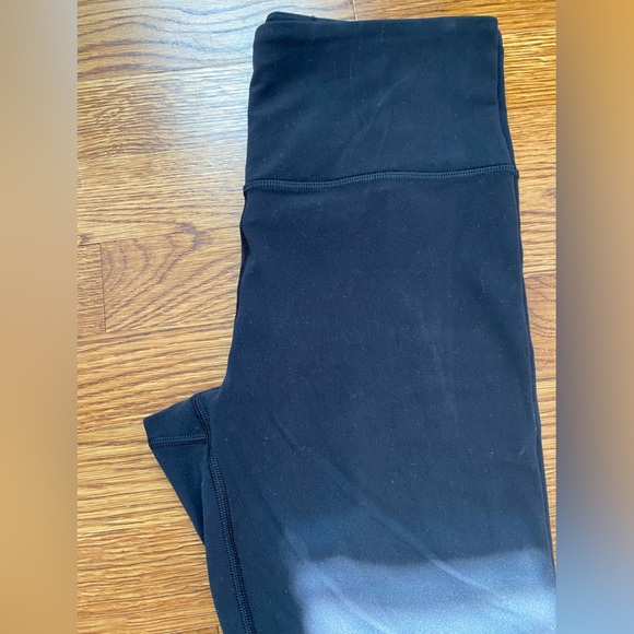 Athleta Elation 7/8 tights Small Tall BLACK - Picture 2 of 5